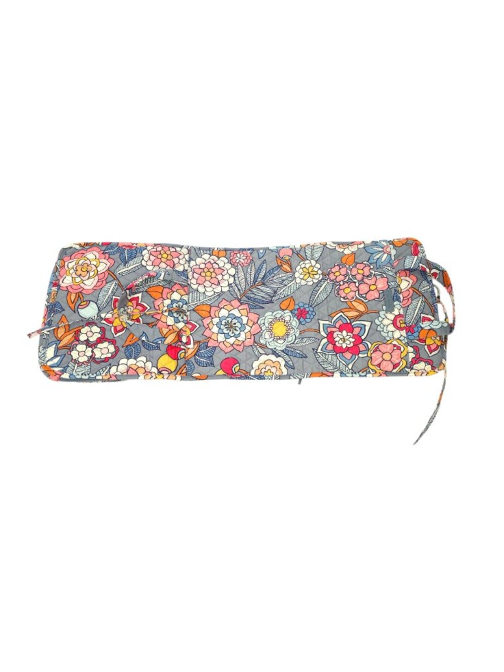 Vera Bradley Hanging Organizer Cosmetic Makeup Travel Bag Tropical Evening Gray - Picture 4 of 15